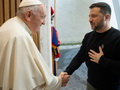 Pāvests Francisks tiekas ar Ukrainas prezidentu Volodimiru Zelenski