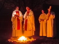 Foto: Lieldienu nakts vigilija Sv.Dominika draudzē