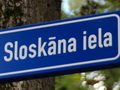 Atklāta bīskapa Boļeslava Sloskāna iela