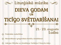 Aicina uz liturģiskās mūzikas formācijas dienām