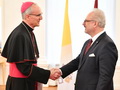 Valsts prezidents akreditē Svētā Krēsla apustulisko nunciju