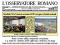 L’Osservatore Romano laikrakstam 145 gadi