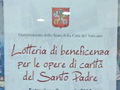 Vatikāns otro reizi rīko loteriju