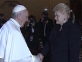 Lietuvas prezidentes D. Grībauskaites vizīte Vatikānā (video)