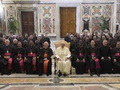 Pāvests tiekas ar bīskapu formācijas semināra dalībniekiem